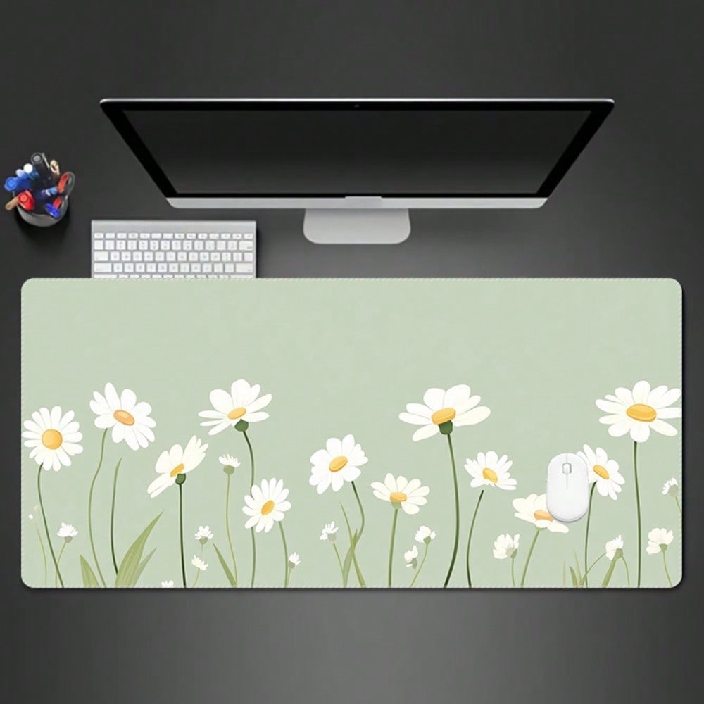Desk Setup Designer - Large Daisy Design Gaming Mouse Pad