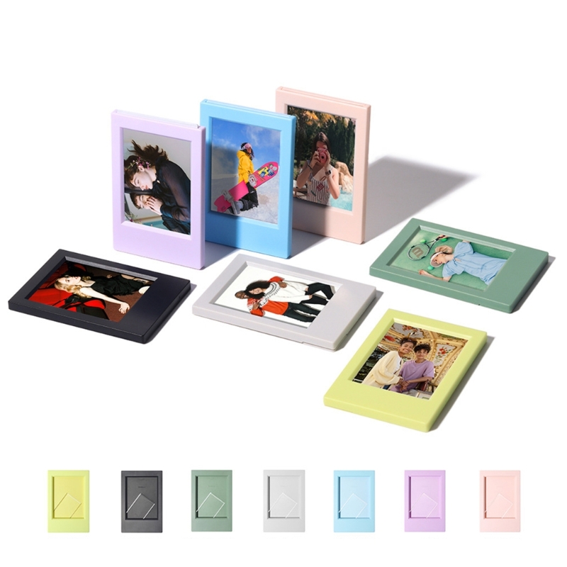 Desk Setup Photo - 3 Inch Mini Photo Frame for