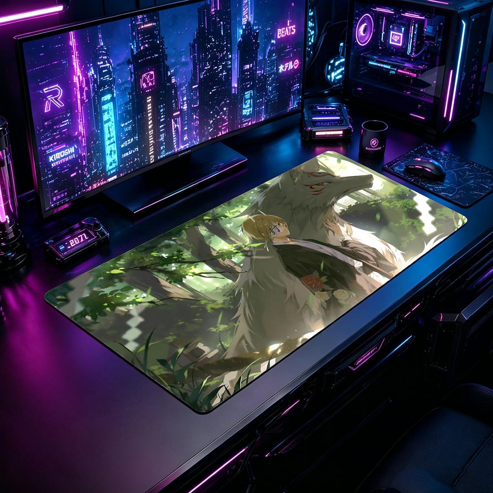 Desk Setup Books - Gaming Mouse Pad NNatsume's Book of