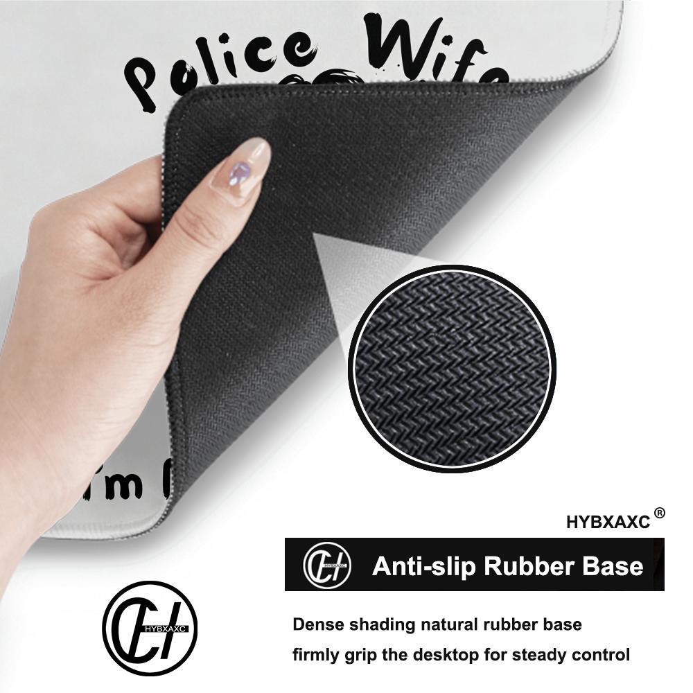 HYBXAXC Police Wife Mouse Pad  – Desk Setup Blue Bewertung und Preis