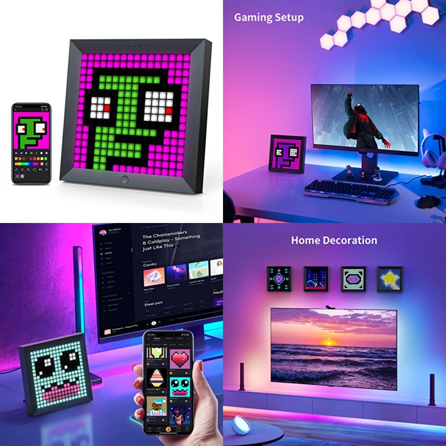 LED Light Pixel Display Panel  – Desk Room Setup Bewertung und Preis
