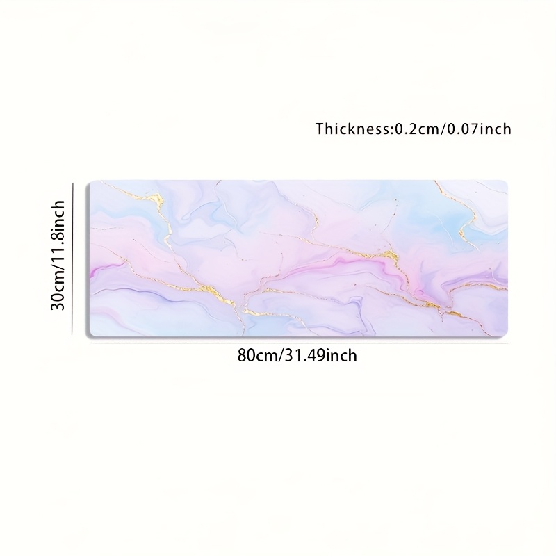 Pink Blue Marble Mouse Pad Lar – Desk Setup Blue Bewertung und Preis