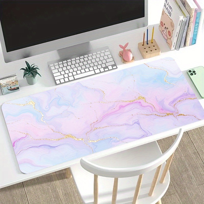 Pink Blue Marble Mouse Pad Lar – Desk Setup Blue Bewertung und Preis