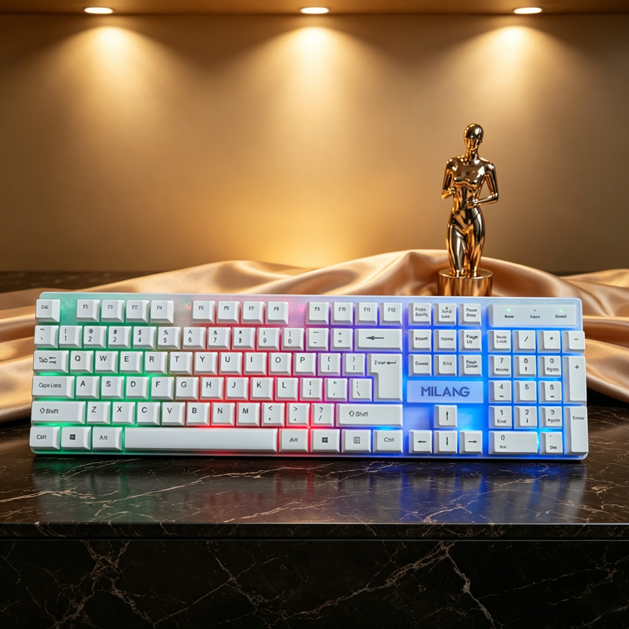 Wired RGB Backlit Keyboard Mou – Desk Setup Designer Bewertung und Preis