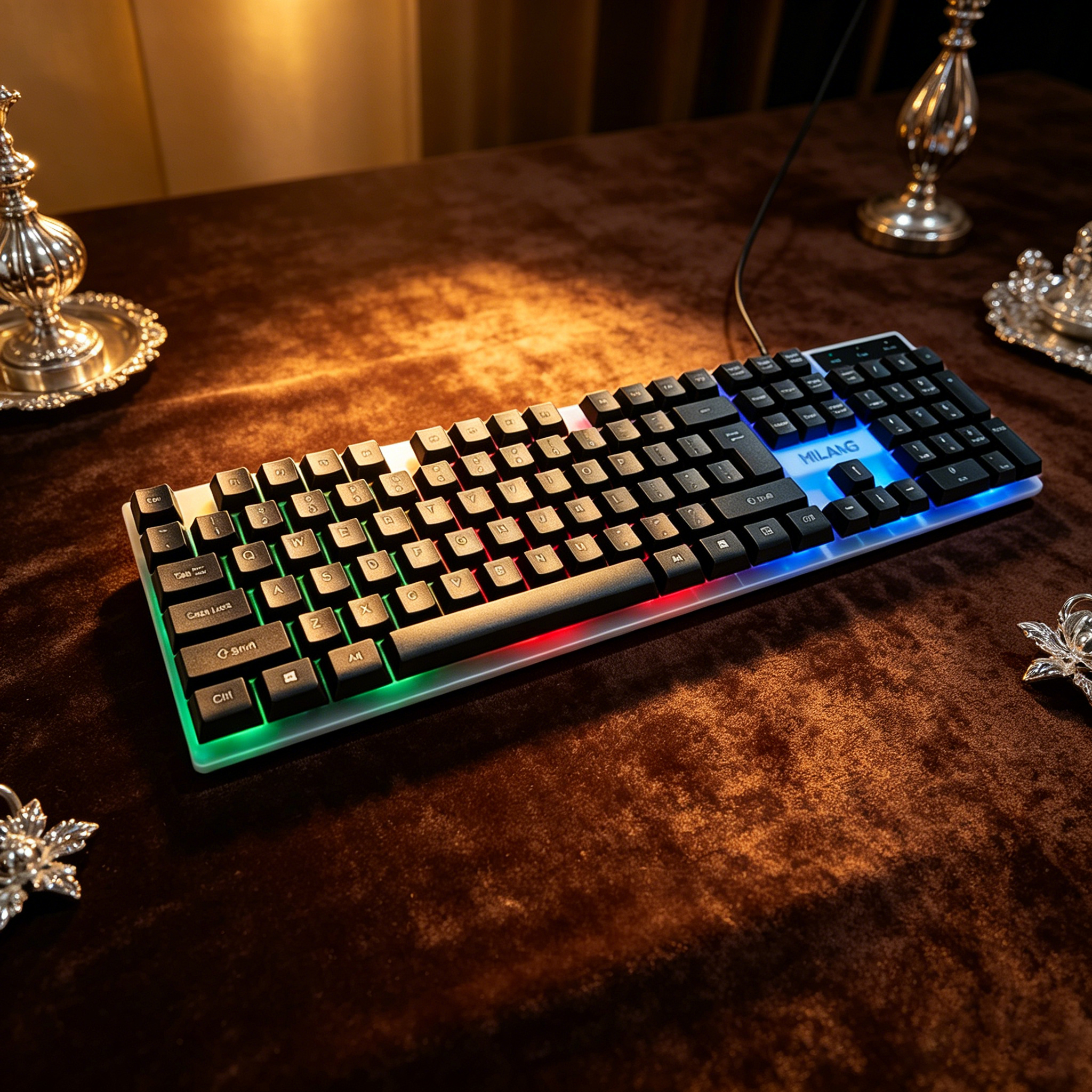 Wired RGB Backlit Keyboard Mou – Desk Setup Designer Bewertung und Preis