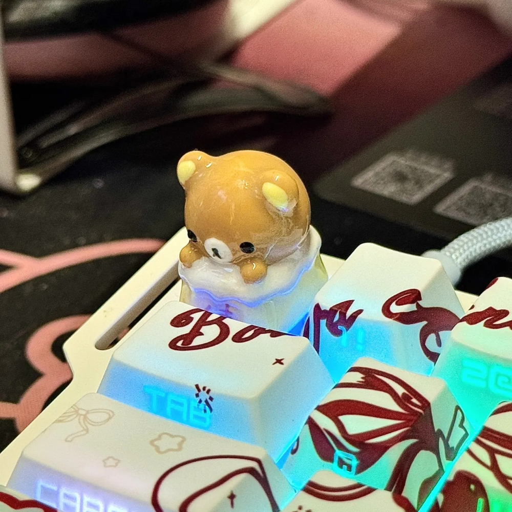 Kawaii Rilakkuma Keycaps Relax – Desk Setup Editing Bewertung und Preis