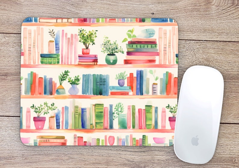 Plant Books Mouse Pad Home Off – Desk Setup Books Bewertung und Preis