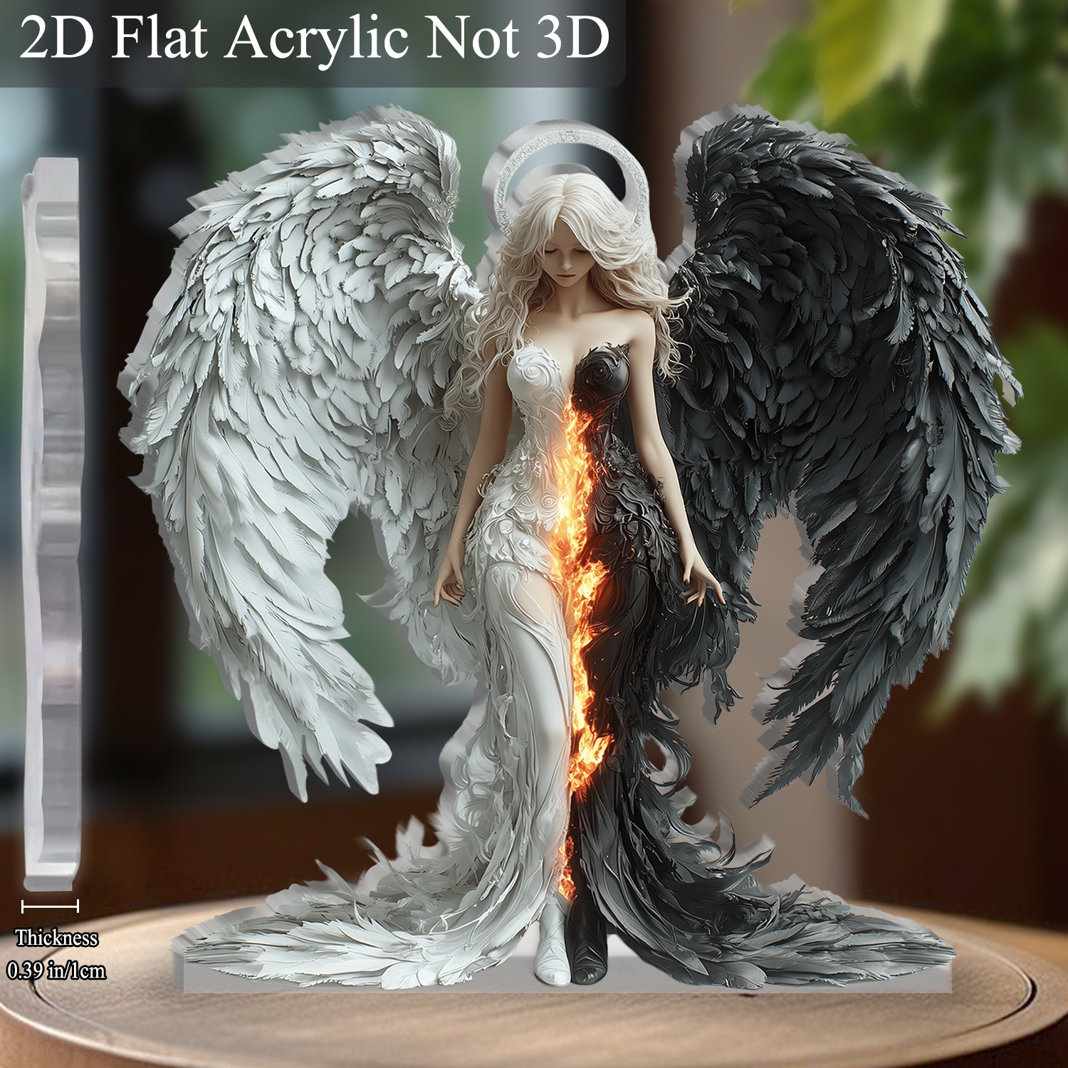 8in 2D Angel And Devil Wings A – Desk Setup Photo Bewertung und Preis