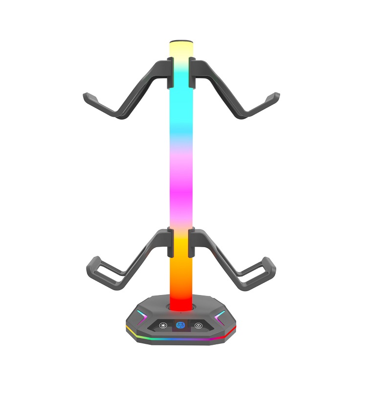 RGB Gaming Headset Stand with  – Desk Setup Usb Hub Bewertung und Preis