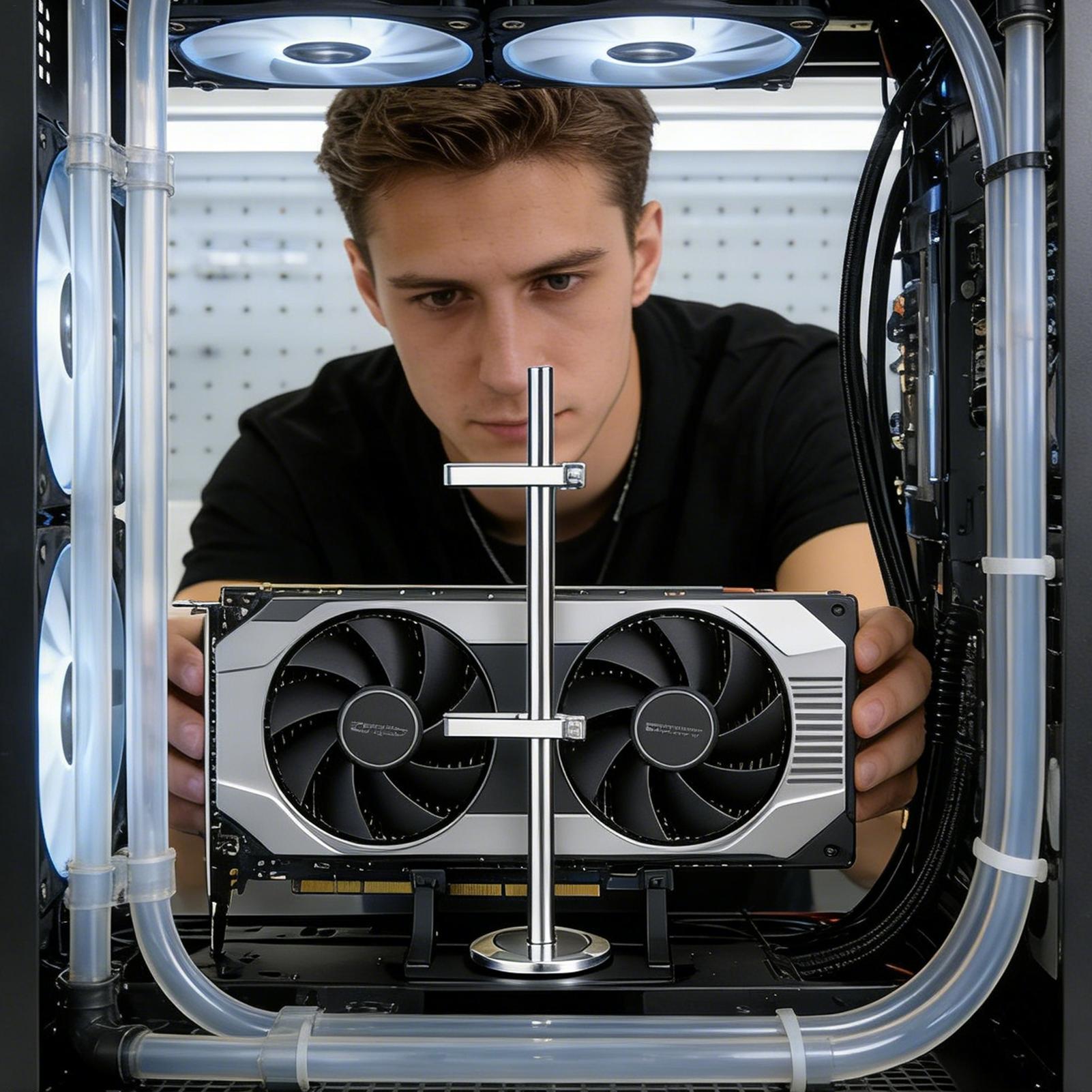 GPU Sag Bracket With Jack Magn – Desk Setup Videos Bewertung und Preis