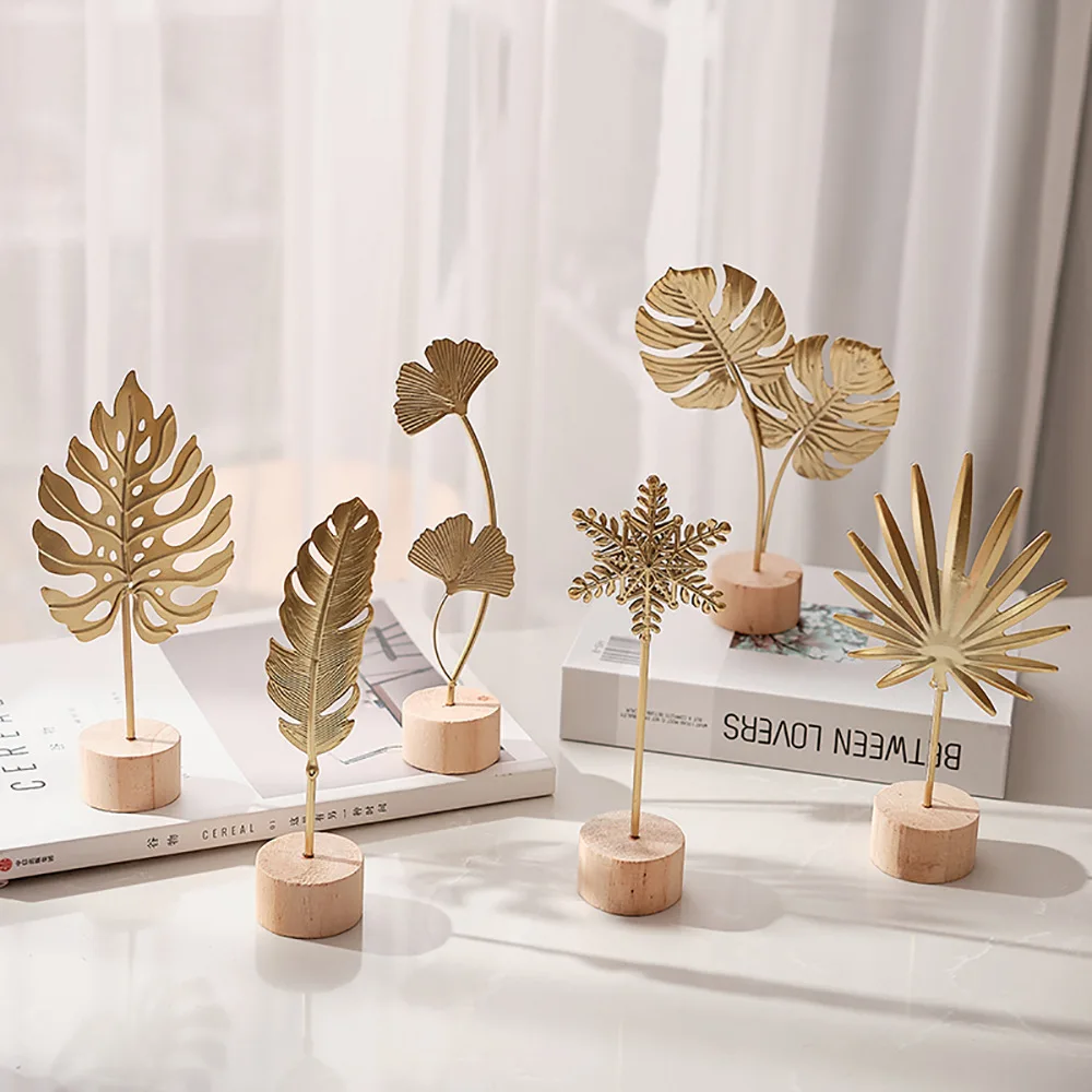 1pcs Golden Ginkgo Leaf Feathe – Desk Setup Photo Bewertung und Preis