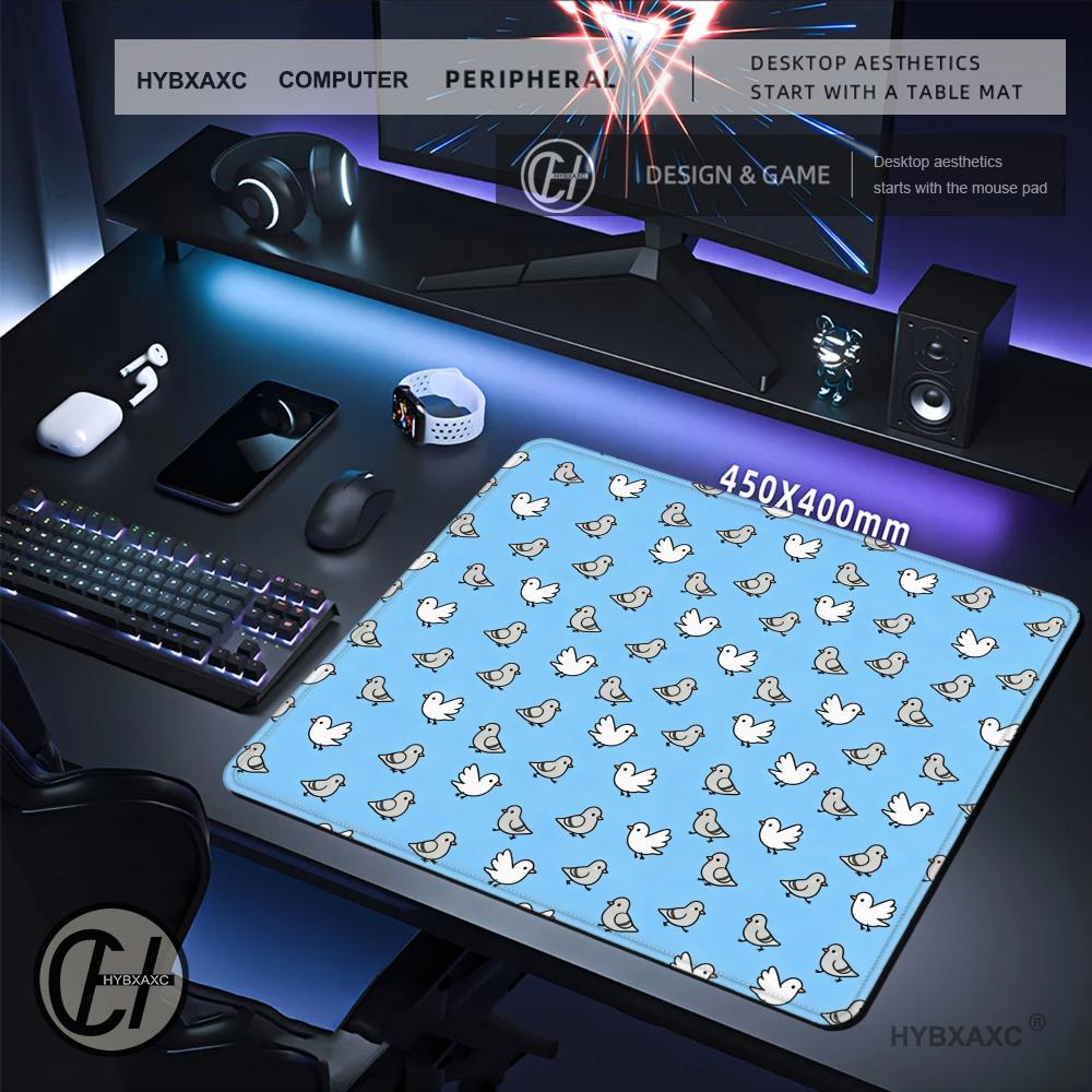 HYBXAXC Cute Blue Bird Pattern – Desk Setup Blue Bewertung und Preis