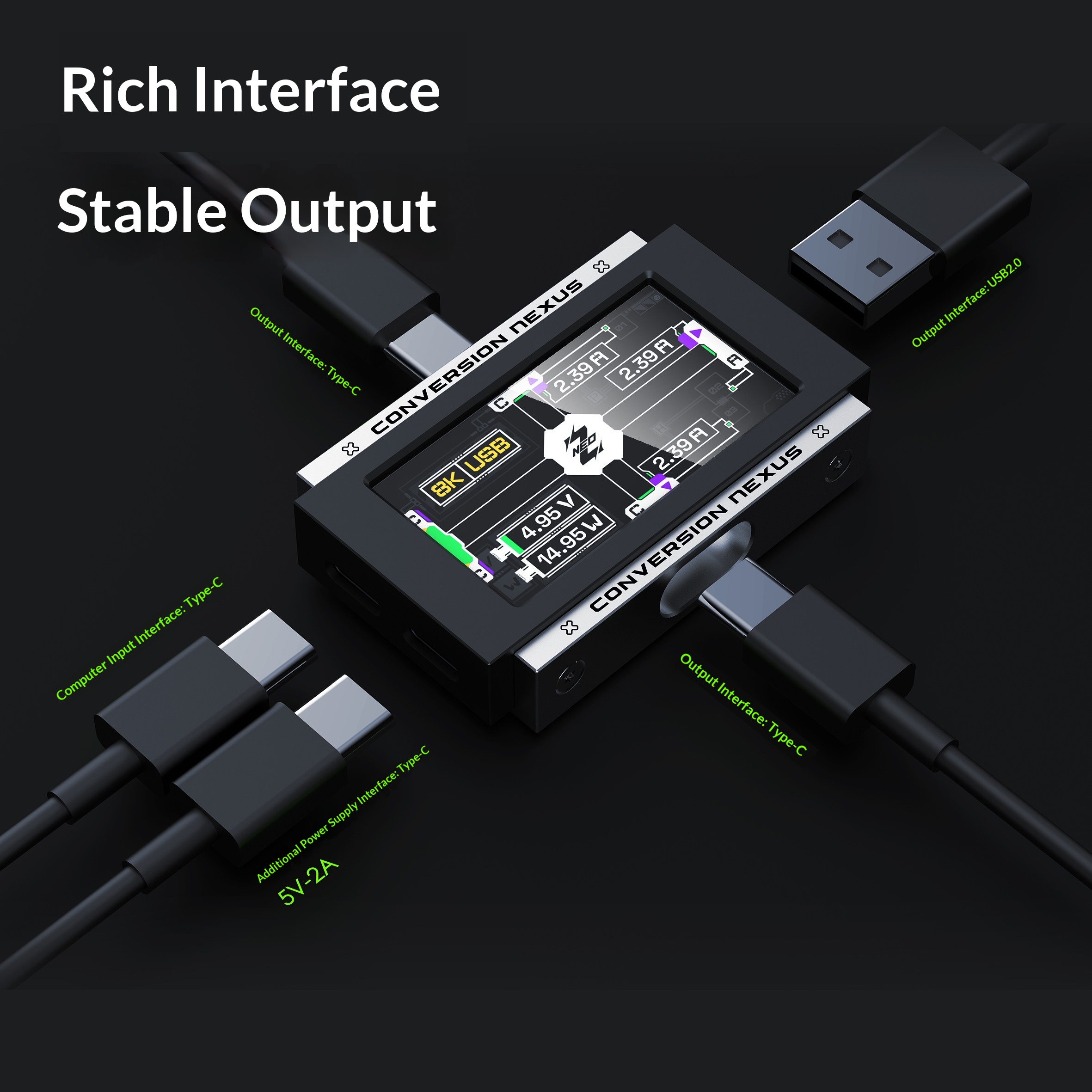 HUESPARK HM LAB HUB Gaming USB – Desk Setup Usb Hub Bewertung und Preis