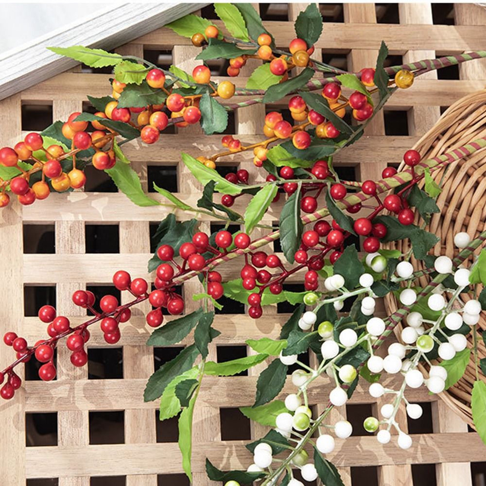 70cm Christmas Berry Branches  – Desk Setup Photo Bewertung und Preis
