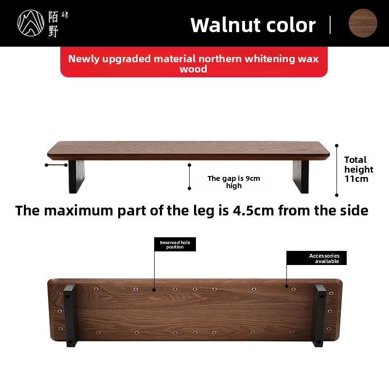 Solid Wood Monitor Riser Stand – Desk Room Setup Bewertung und Preis