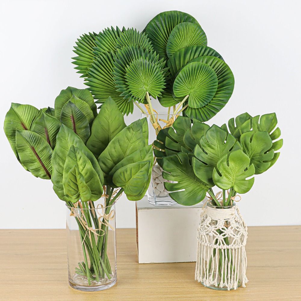 3PCS Vivid Green Artificial Pa – Desk Setup Photo Bewertung und Preis