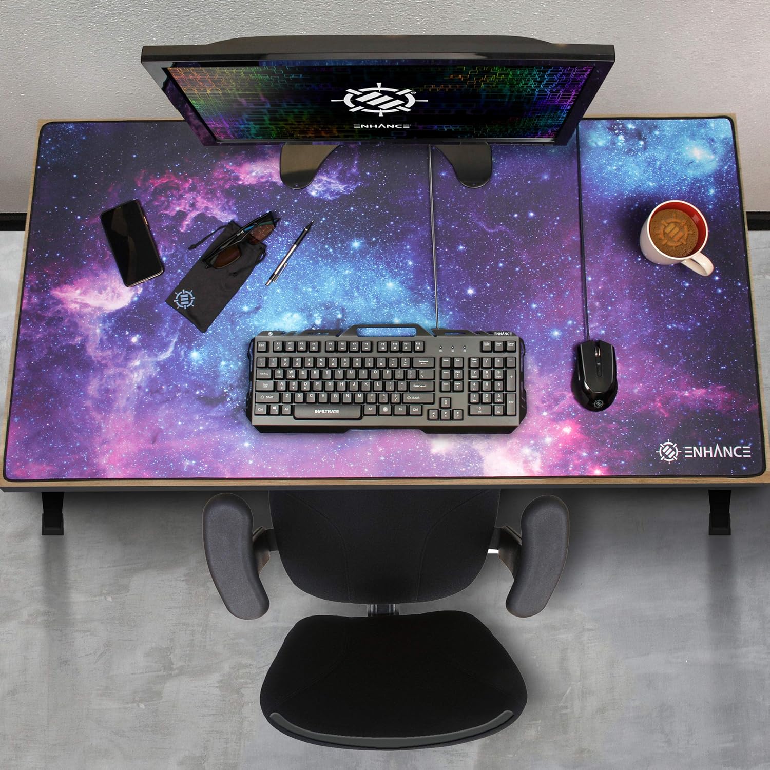 Large Gaming Desk Mat 24x48 in – Desk Setup Designer Bewertung und Preis