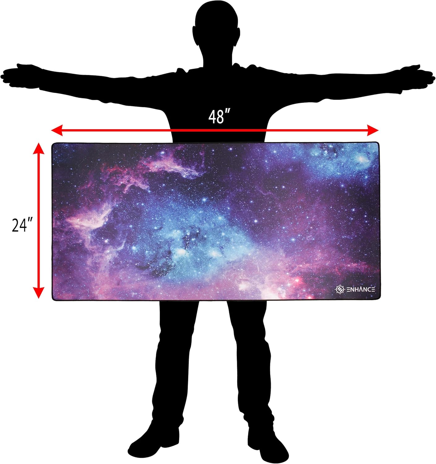 Large Gaming Desk Mat 24x48 in – Desk Setup Designer Bewertung und Preis