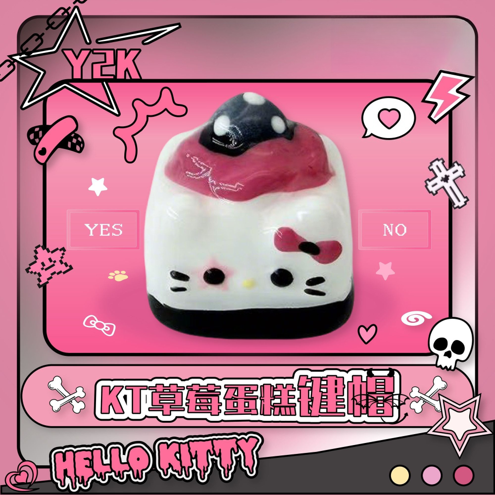 Y2K Kawaii Keycaps Hello Kitty – Y2K Desk Setup Bewertung und Preis