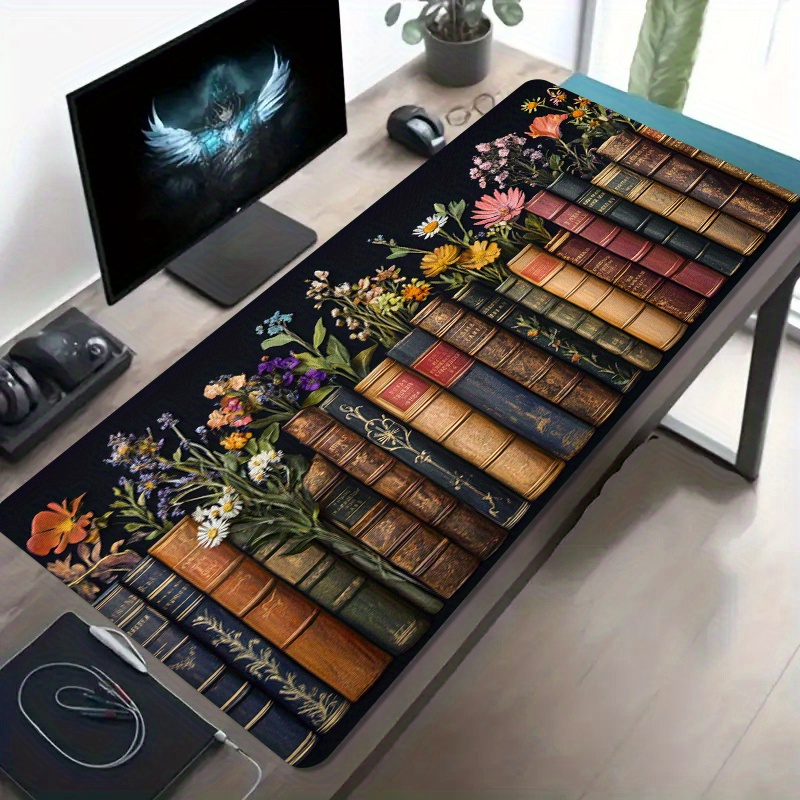 Large Gaming Mouse Pad Vintage – Desk Setup Books Bewertung und Preis