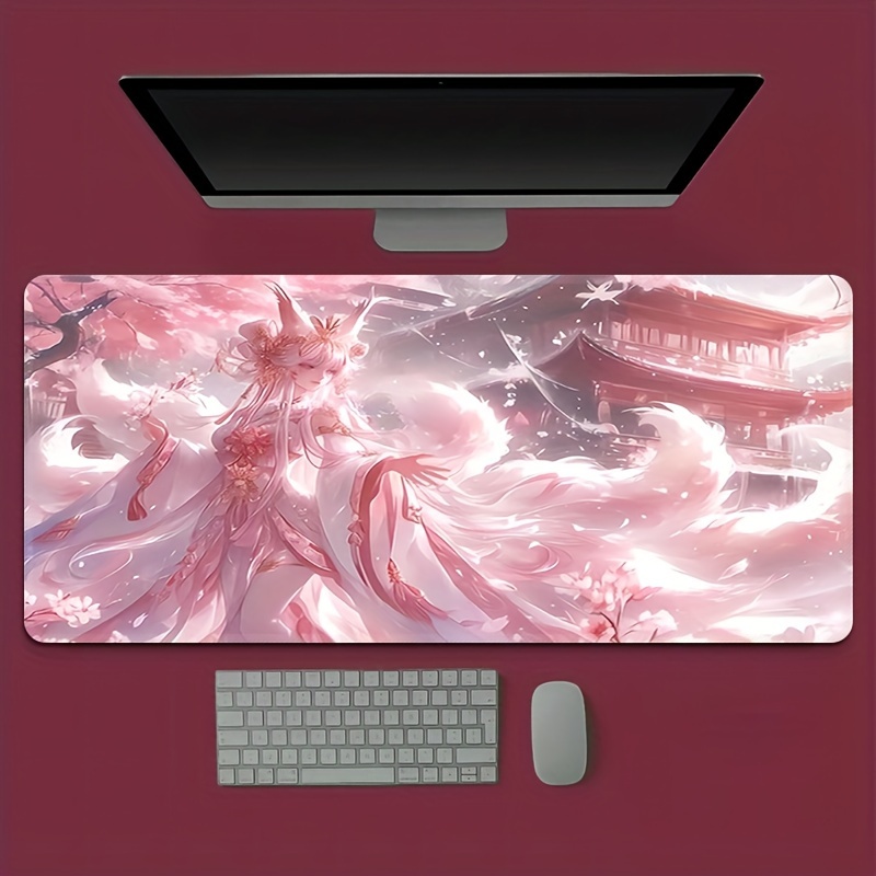 Anime Fox Girl Desk Mat, Exten – Desk Setup Designer Bewertung und Preis