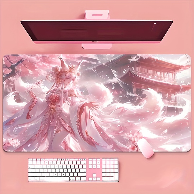 Anime Fox Girl Desk Mat, Exten – Desk Setup Designer Bewertung und Preis