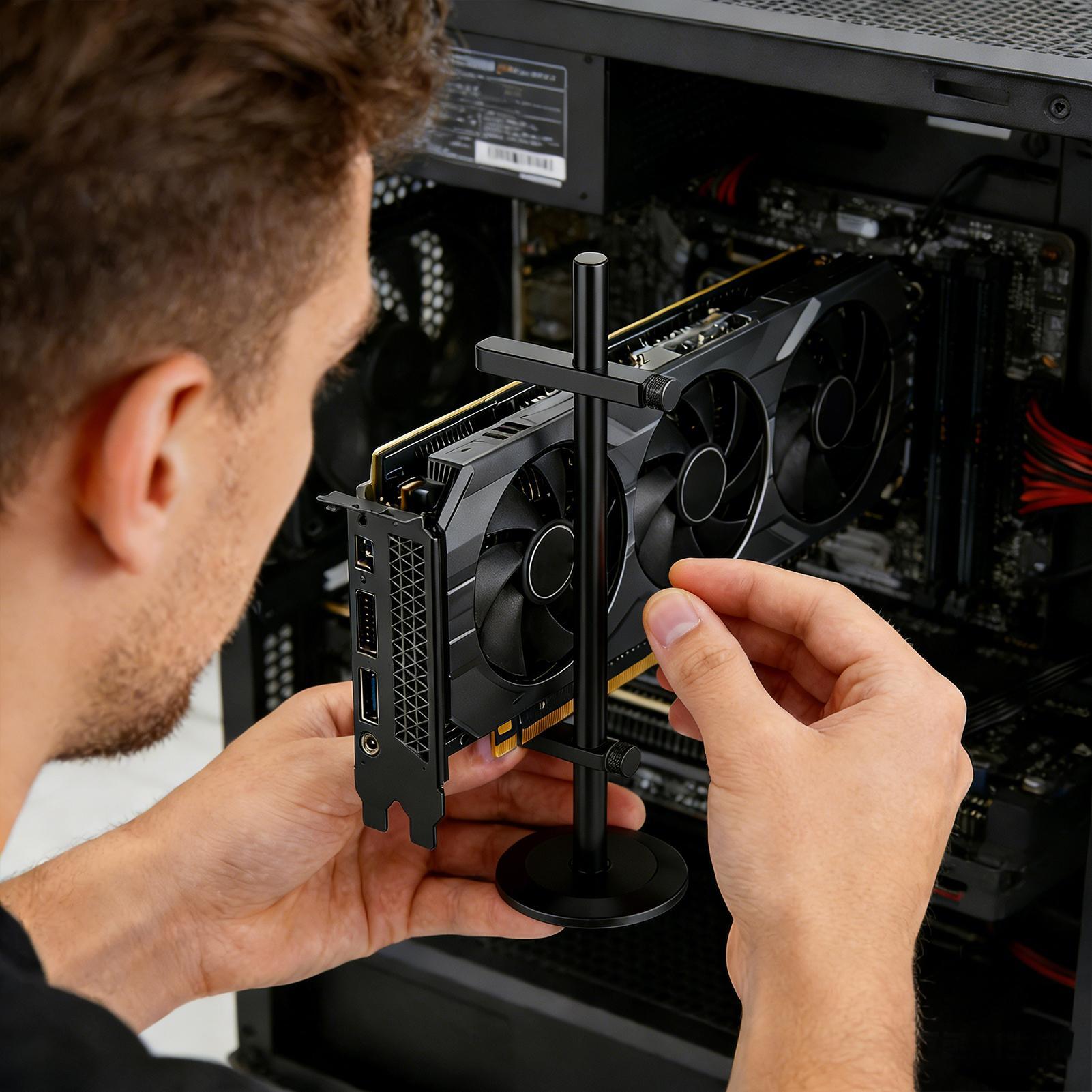 Graphics Card Support Bracket  – Desk Setup Videos Bewertung und Preis