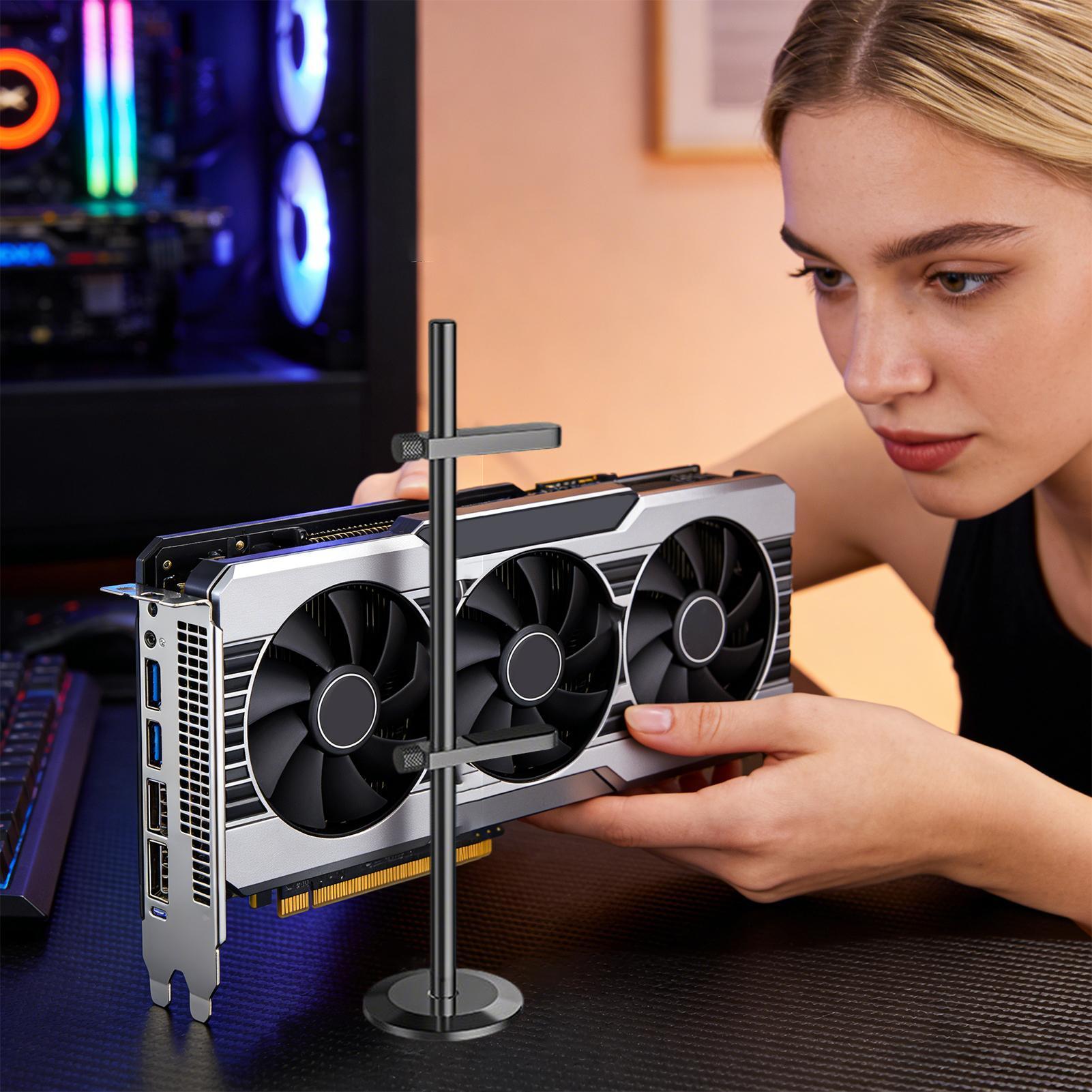 Graphics Card Support Bracket  – Desk Setup Videos Bewertung und Preis