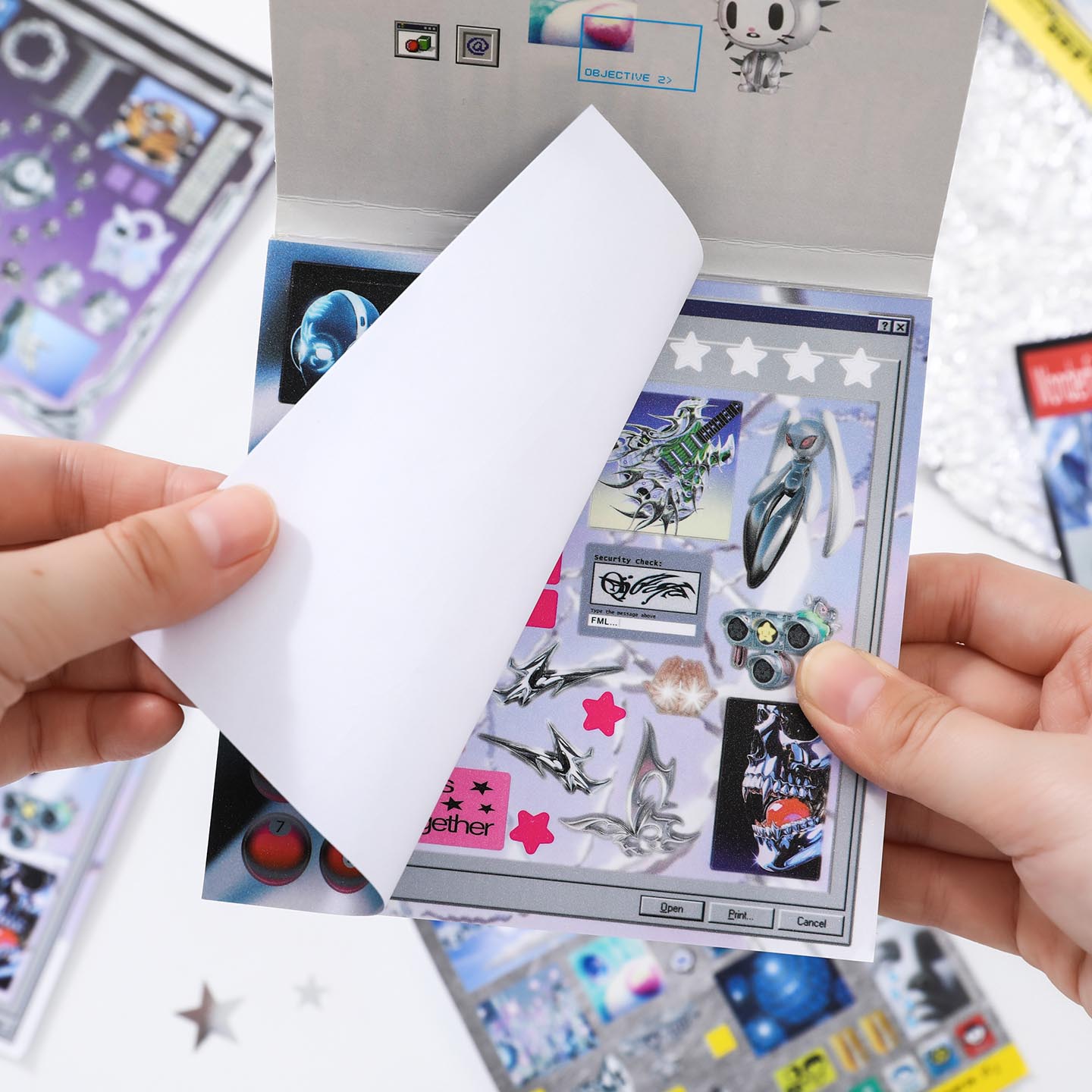 30sheets/book Sticker Book Ret – Desk Setup Photo Bewertung und Preis