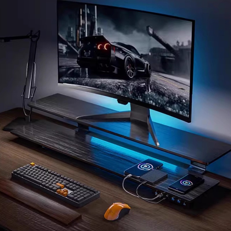 Solid Wood Gaming Desk Top wit – Desk Setup Usb Hub Bewertung und Preis