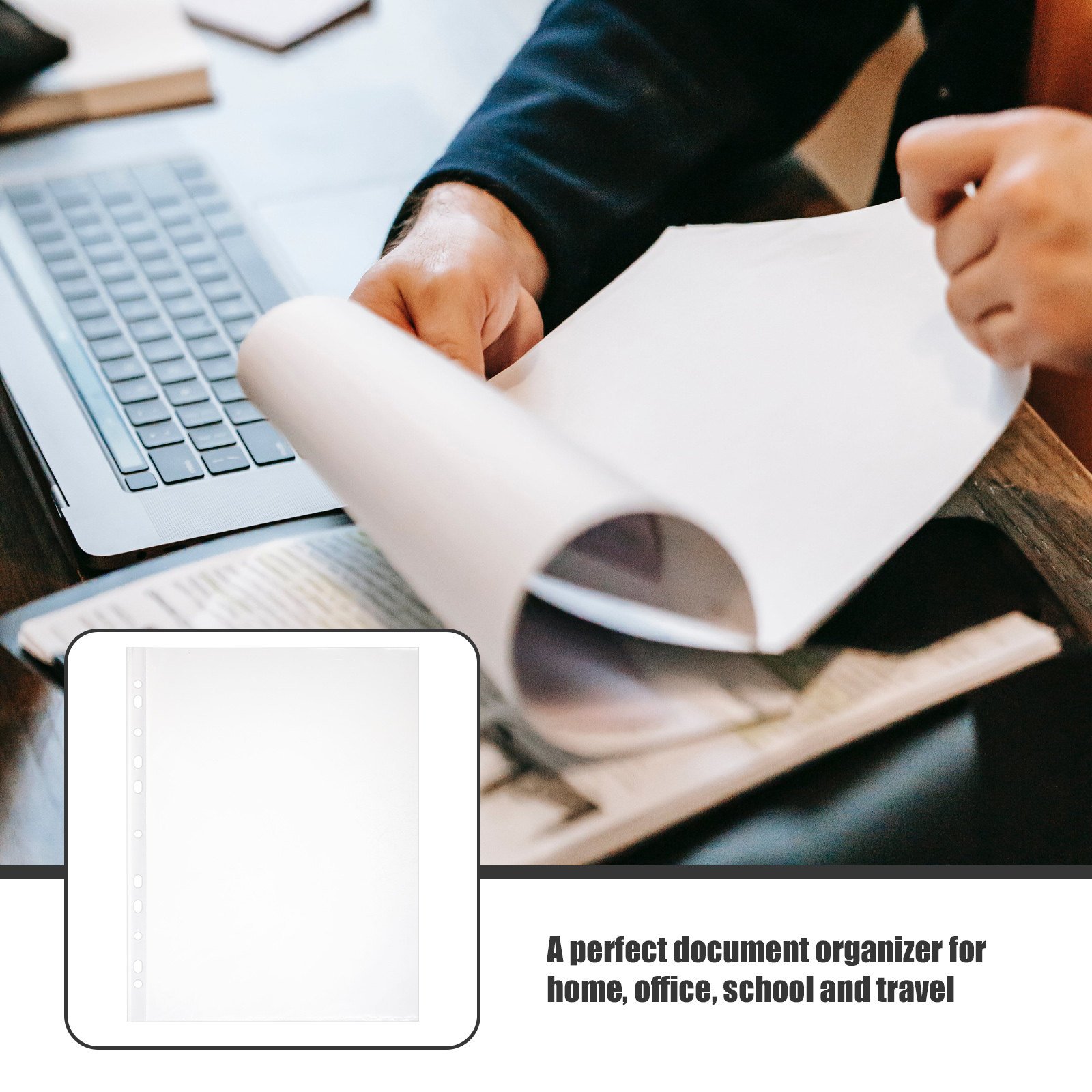 100Pcs Premium PP Page Protect – Desk Setup Photo Bewertung und Preis