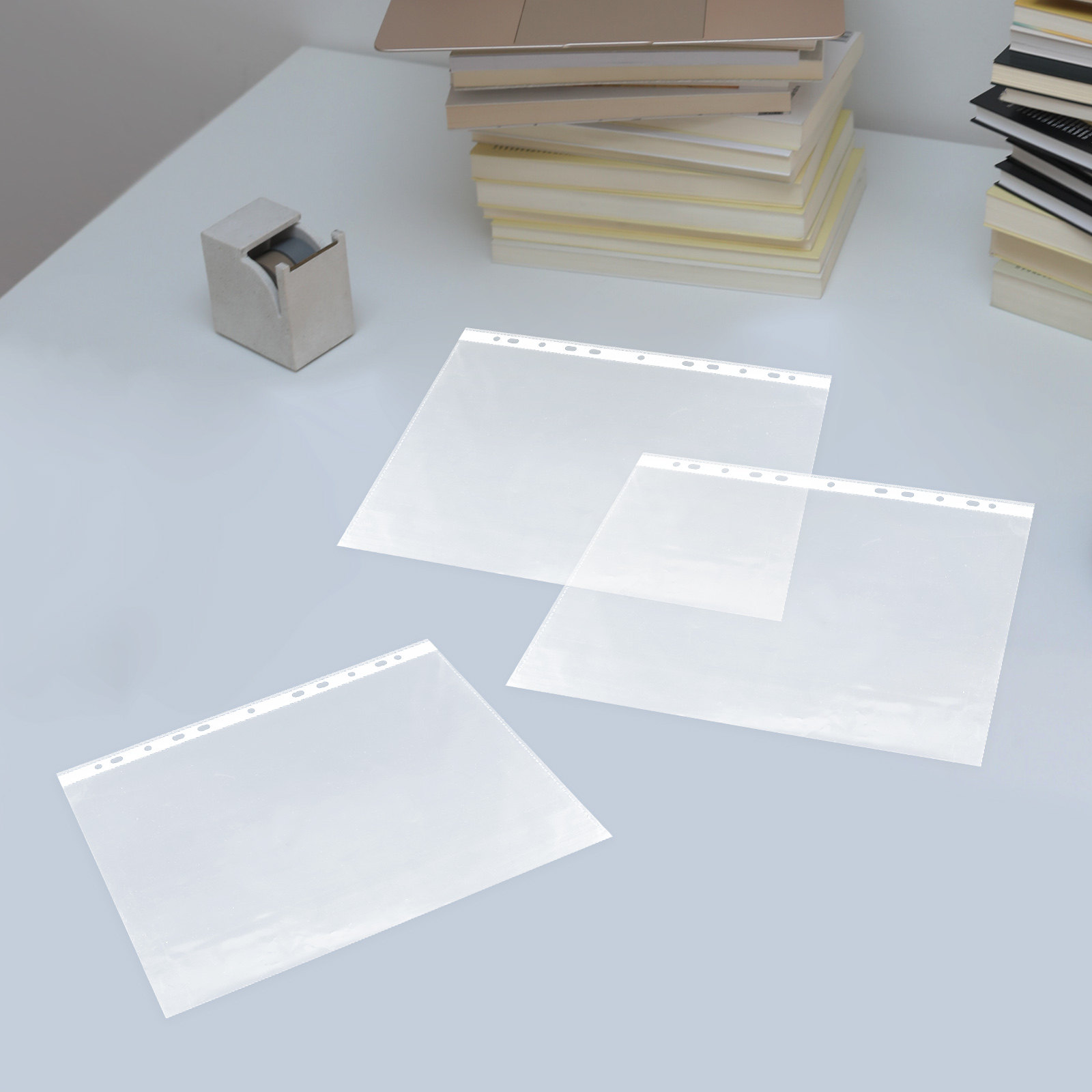 100Pcs Premium PP Page Protect – Desk Setup Photo Bewertung und Preis