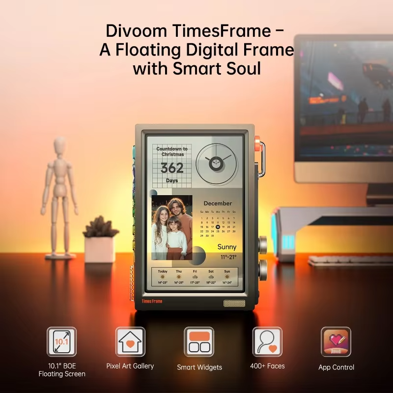Digital Picture Frame Transpar – Desk Setup Videos Bewertung und Preis