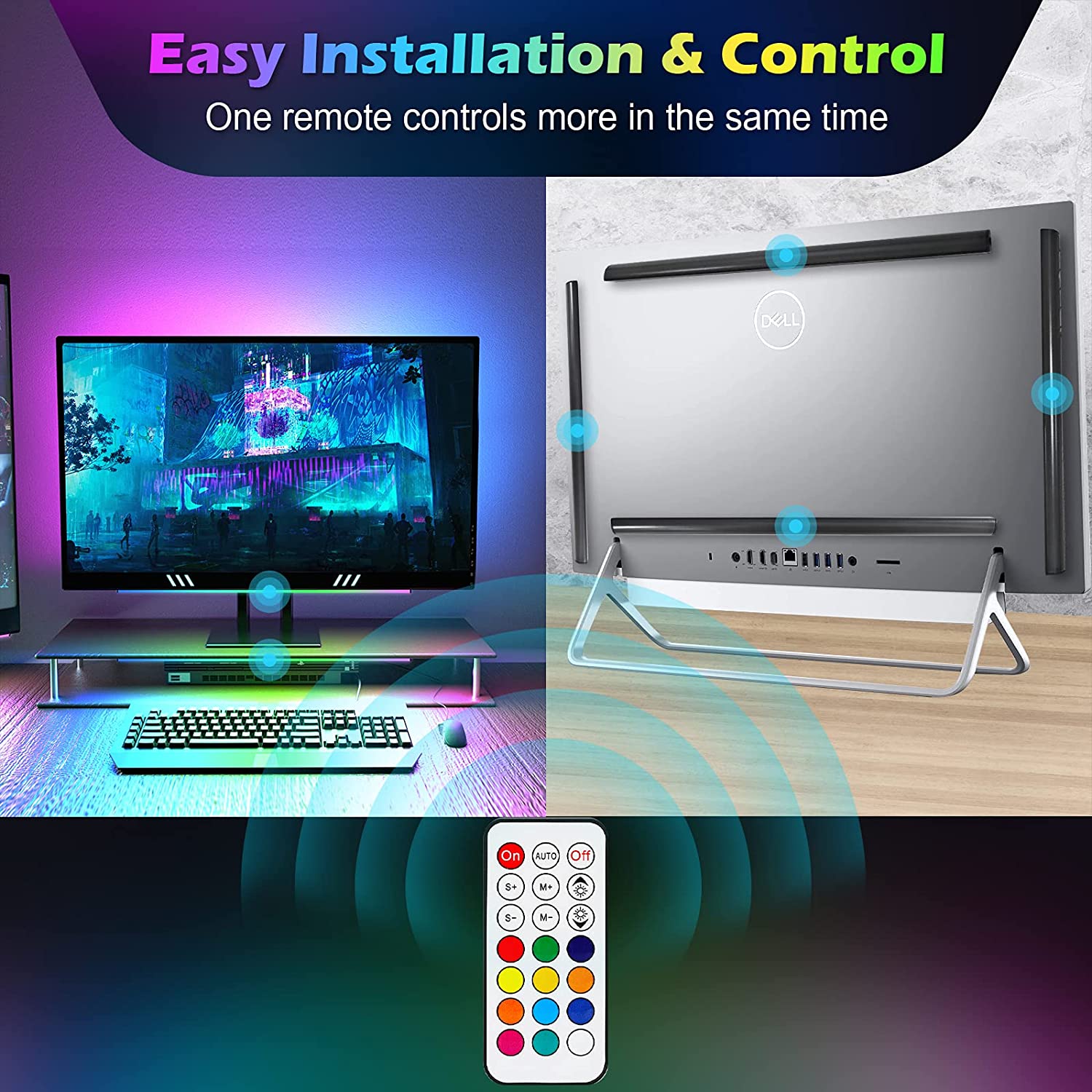 Under Monitor Light Bar RGB Dr – Desk Room Setup Bewertung und Preis